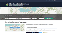 Desktop Screenshot of invernesshotels-scotland.co.uk